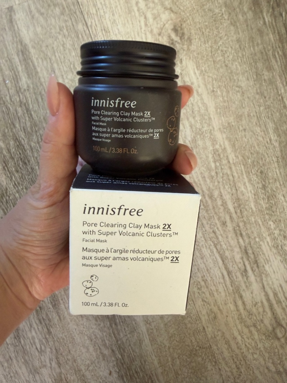innisfree Pore Clearing Clay Mask 2X — Black Jar